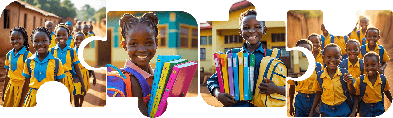 Girl holding colorful books