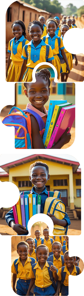 Girl holding colorful books