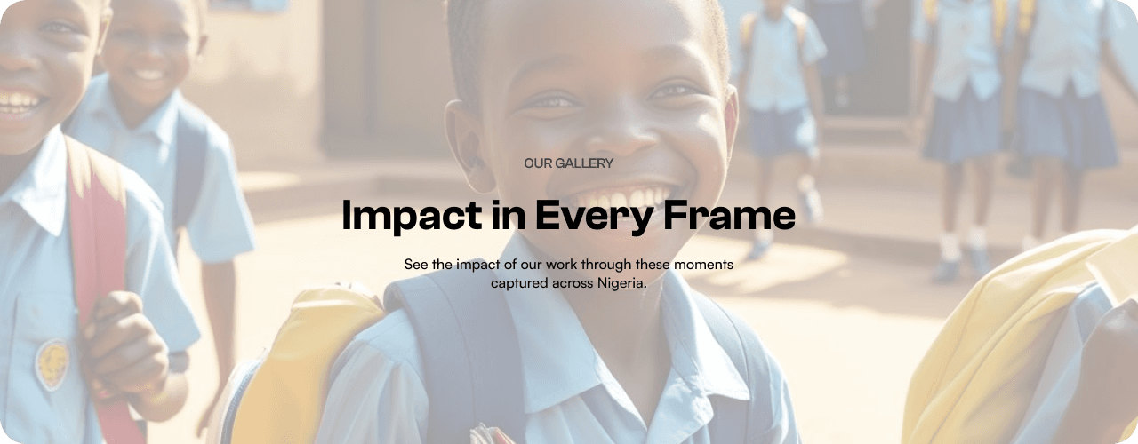 Children in classroom - Gallery hero