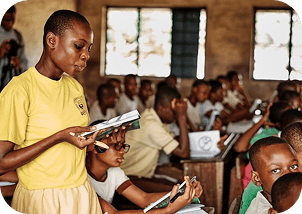 Students in classroom